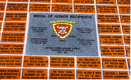 Close-up of Memorial