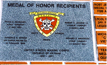3rd Recon MOH Recipients
